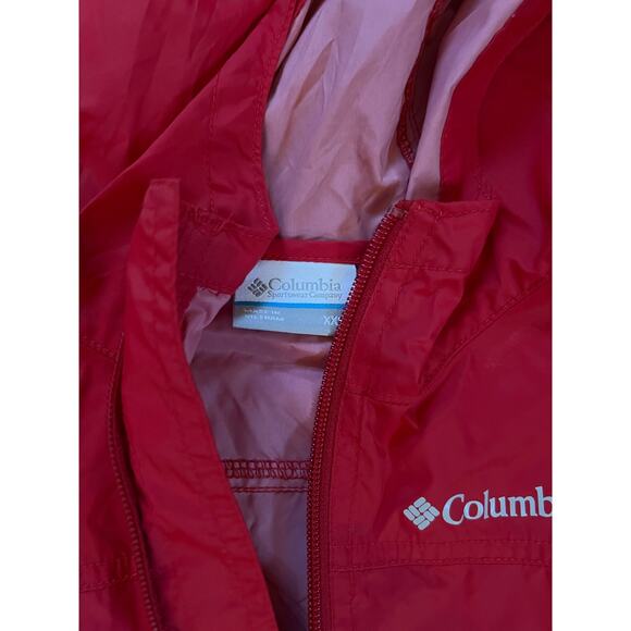 Columbia Kids Red Windbreaker Raincoat XXS - Picture 2 of 4